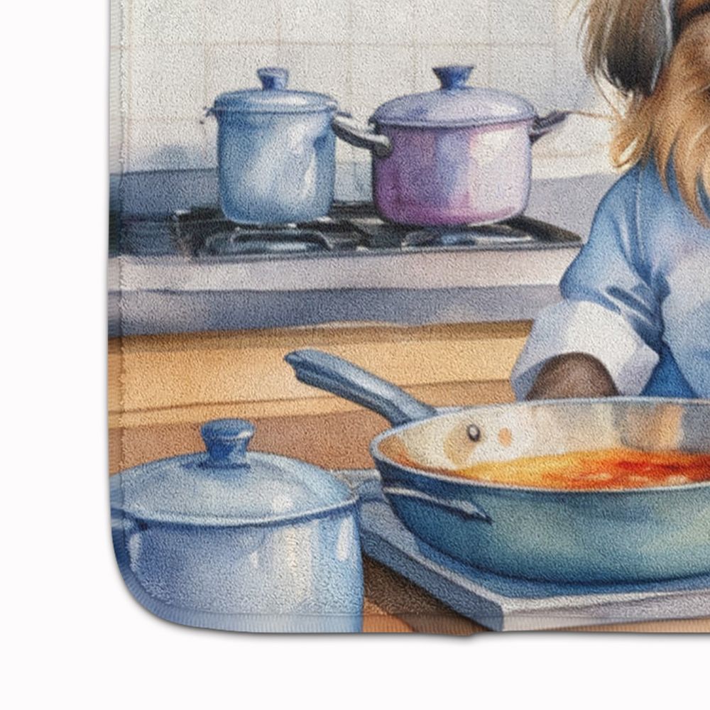 Pekingese The Chef Memory Foam Kitchen Mat Machine Washable Anti-Fatigue Mat Cushion Comfort Bath Mat or Kitchen Rug