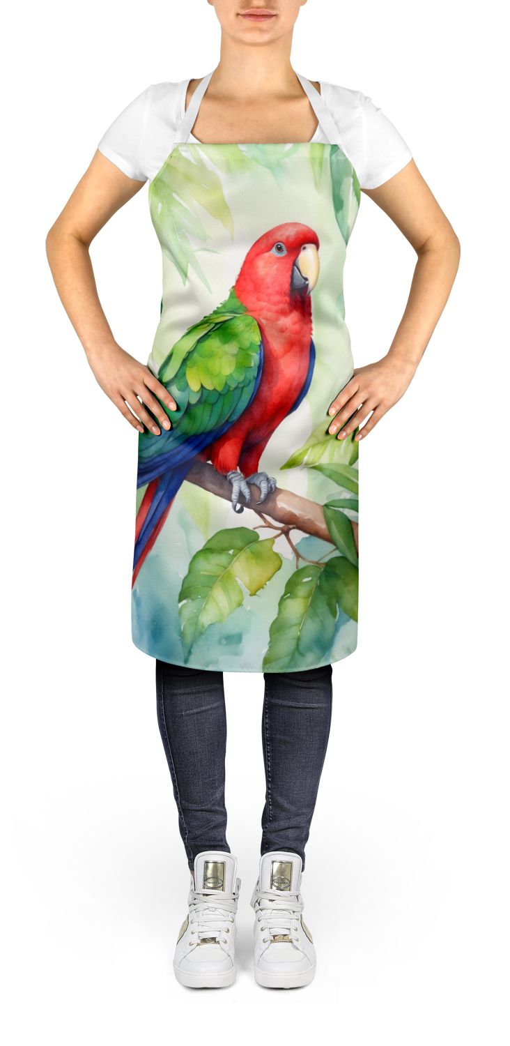 Eclectus Parrot Apron Cooking Kitchen Server Baking Crafts Gardening for Adult Women Men, Unisex, Large, Multicolor