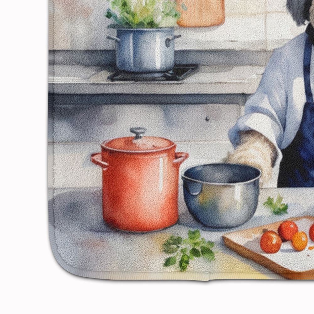 Old English Sheepdog The Chef Memory Foam Kitchen Mat Machine Washable Anti-Fatigue Mat Cushion Comfort Bath Mat or Kitchen Rug